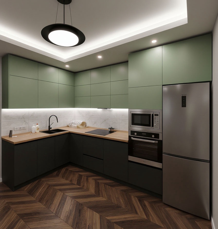 Фото готовой кухни